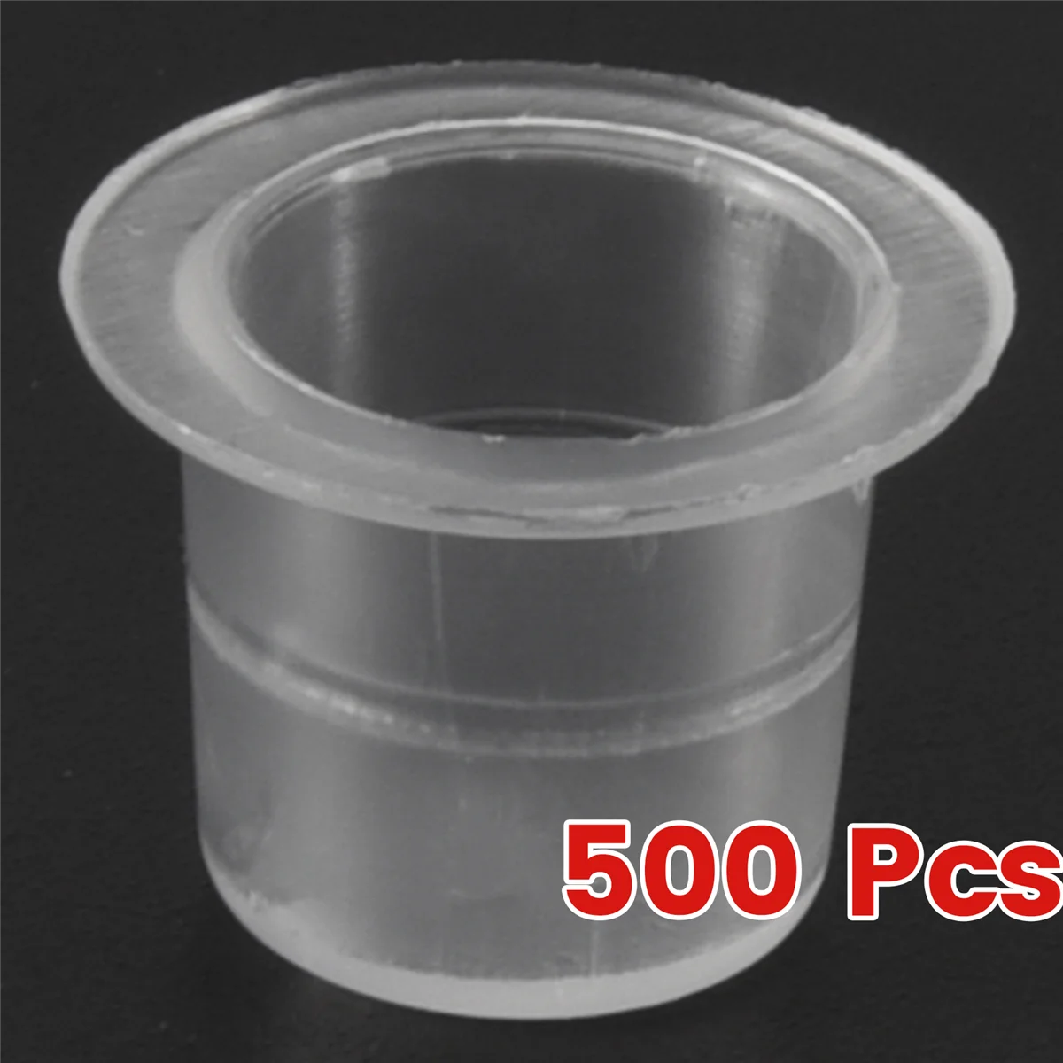 AYMR-500 Pcs 8mm Small Tattoo Ink Cups Caps for Needle Tip Grip Power Supply Sm