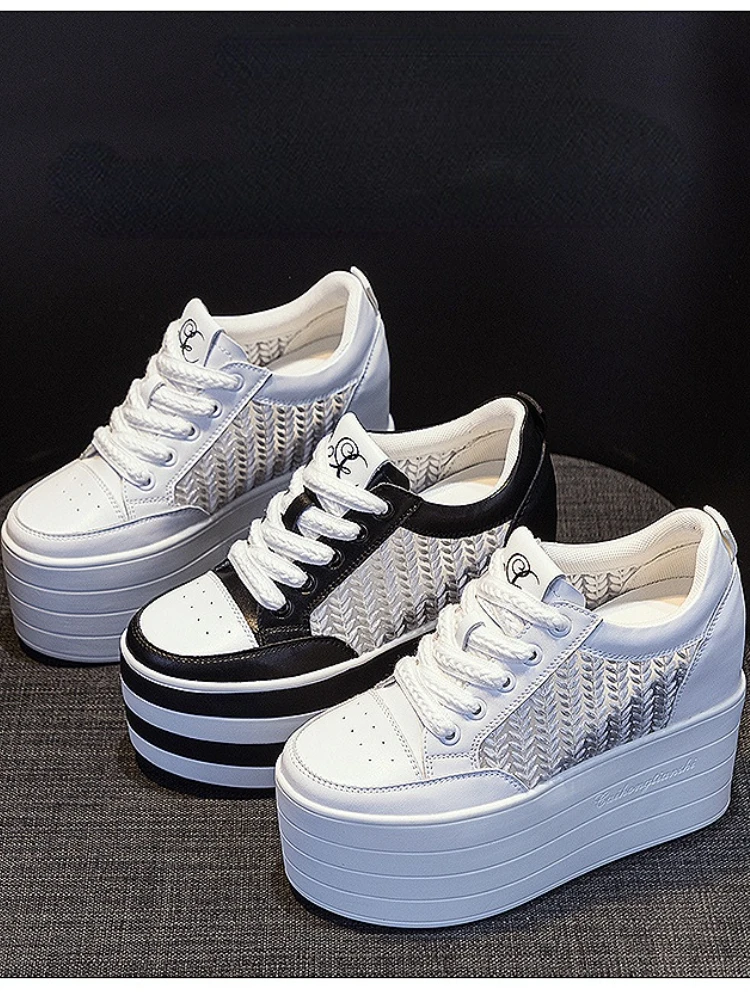 Women's Summer Mesh Air Sneakers Mixed Colors. High Heel - true-deals-club