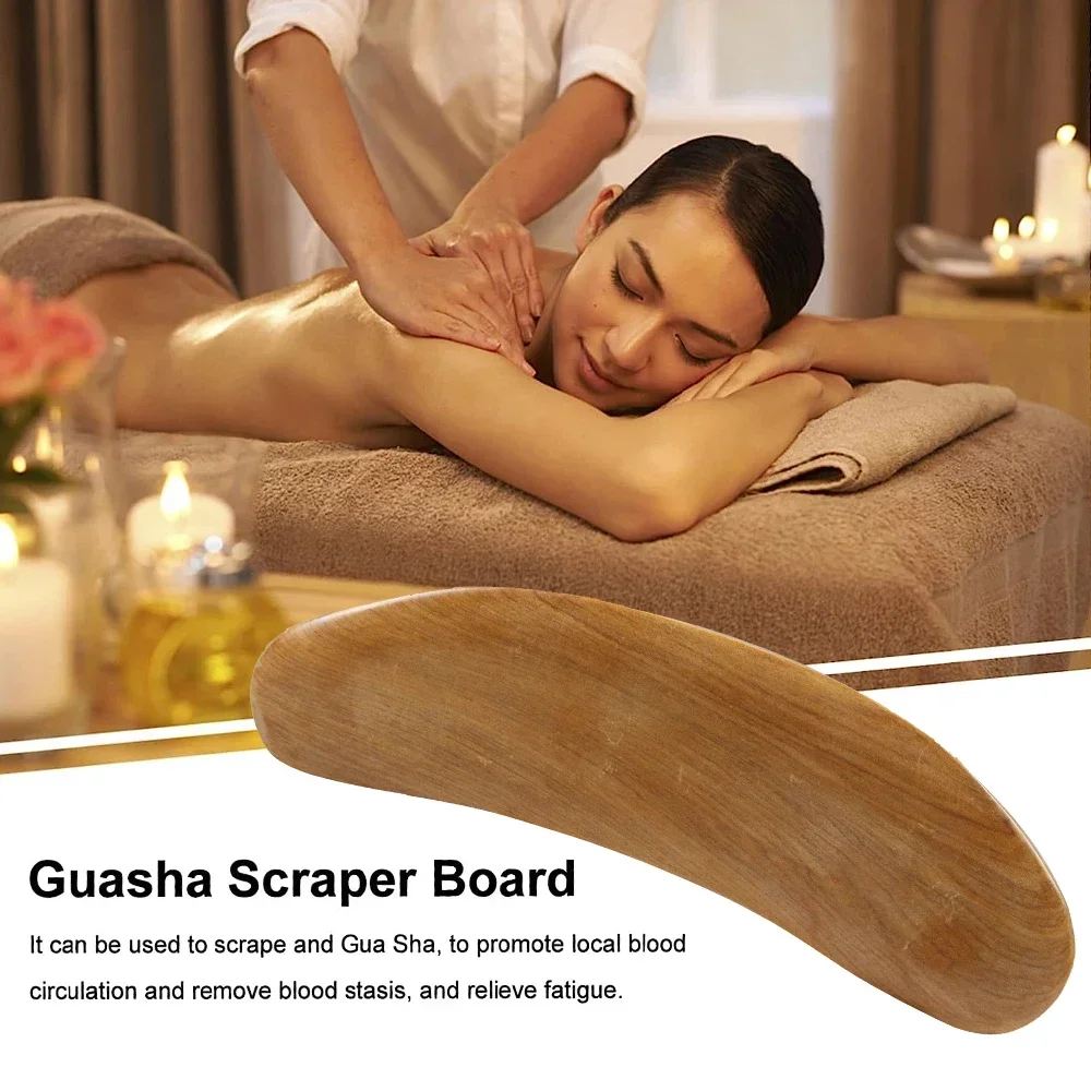 Wood Therapy Massage Tools Gua Sha Massage Tool, Lymphatic Drainage Tool Anti Cellulite Massager Scraping Board for Body Shaping