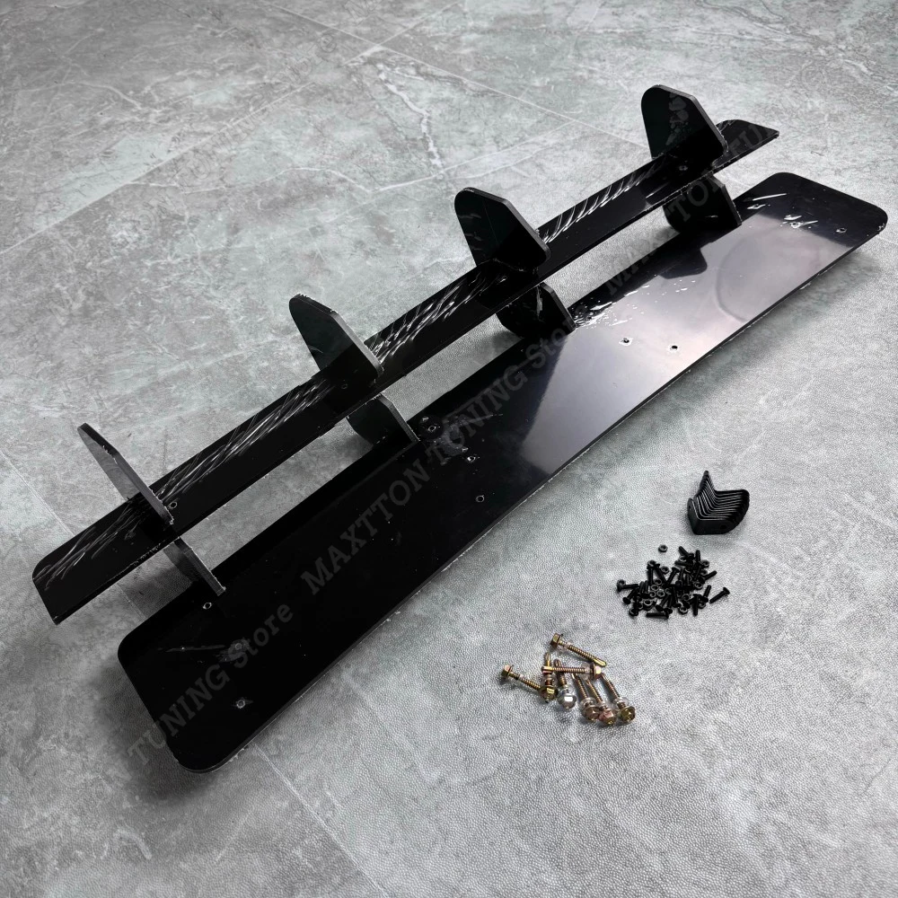 리어 범퍼 디퓨저 스플리터 스포일러 립 블랙 ABS 바디 키트, 폭스바겐 골프 7R 7.5R MK7R 2013-2020 용 자동차 액세서리