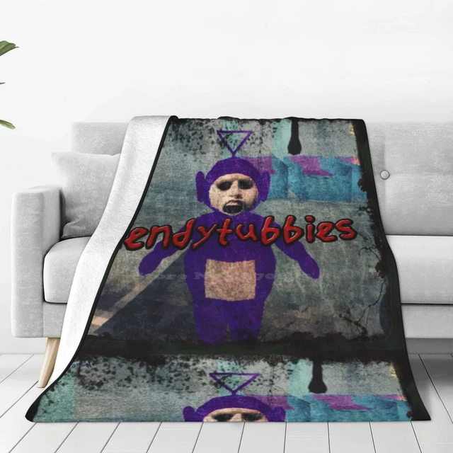 Slendytubbies-Design 1 Blanket Soft Warm Travel Portable Blanket  Tellytubbies Slendytubbies Slenderman Horror Game Tinky Winky - AliExpress