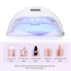 LINMANDA SUN5 Nail UV LED Lamp Nails Dryer Gel Nail Polish With 4 Timers Automatic Sensor LCD Display Professional Nail Lamp 5