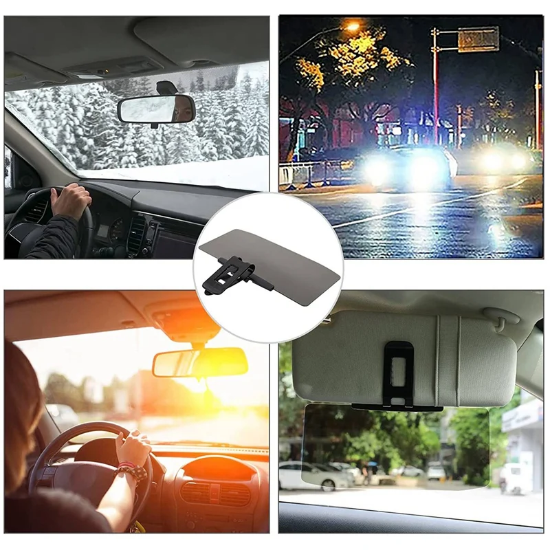 Auto Visier Extensions Automotive Anti-Glare Visier Spiegel Auto  Sonnenblende für Alle Lkw Auto Vordersitz Fahrer oder passagier