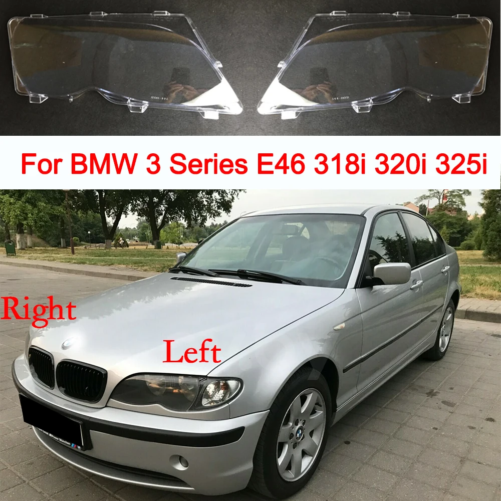 

Крышка автомобильной фары для BMW 3 серии E46 318I 320I 325I 2002 2003 2004 крышка объектива прозрачный абажур оболочка автомобильные аксессуары