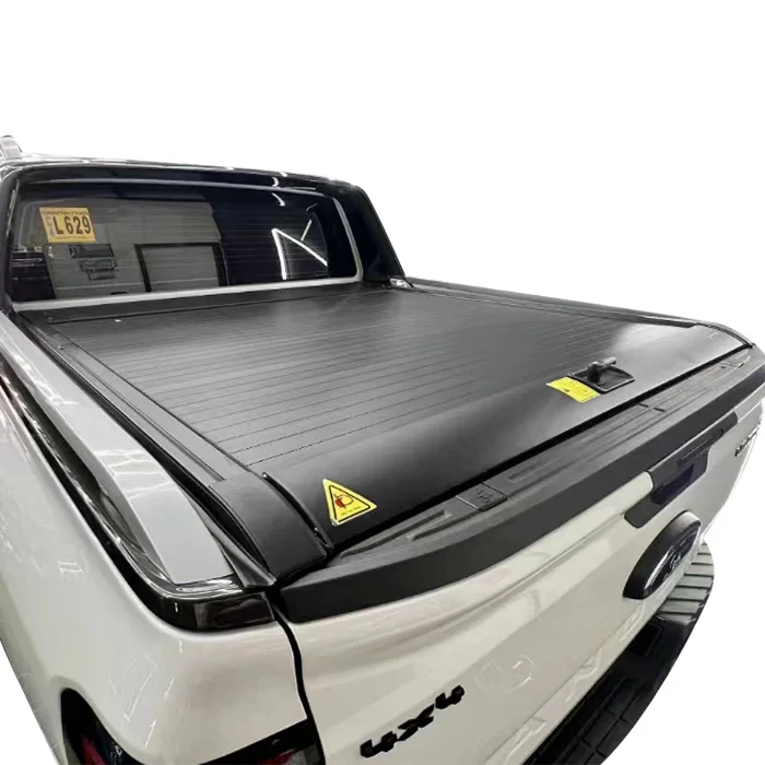 

Aluminum Manual Truck Tonneau Cover Electric Auto Pickup Bed Roller shutter Cover Ford Ranger Waterproof anti theft lock