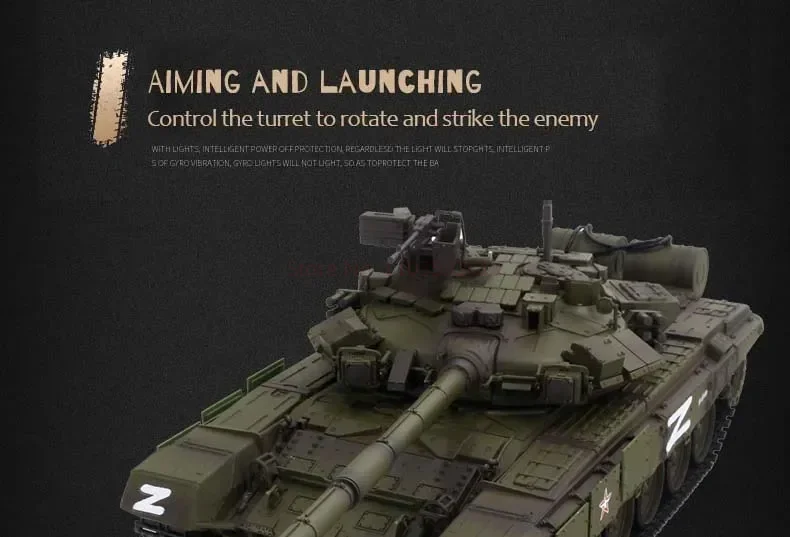 Sca99363c52d64f37b11bd5bc83a2eb904 [업그레이드 버전] HENG LONG 1/16 7.0 메탈 러시아 T 90 메인 스테이션 탱크 RC 탱크 모델 3938 360도 포탑 투칸 시뮬레이션 모델 TH17847 SMT8