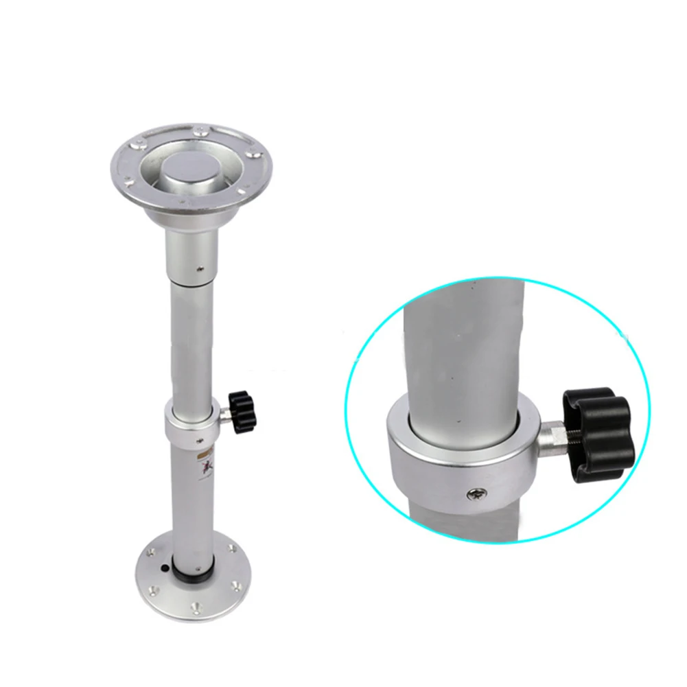 RV Tafelpoot Beugel, Verstelbare Tafelpoten Zware Afneembare 360 Rotatie Roestbestendige Tafel Been Beugel Voor Caravan Rv Camper Jachten 1011695010