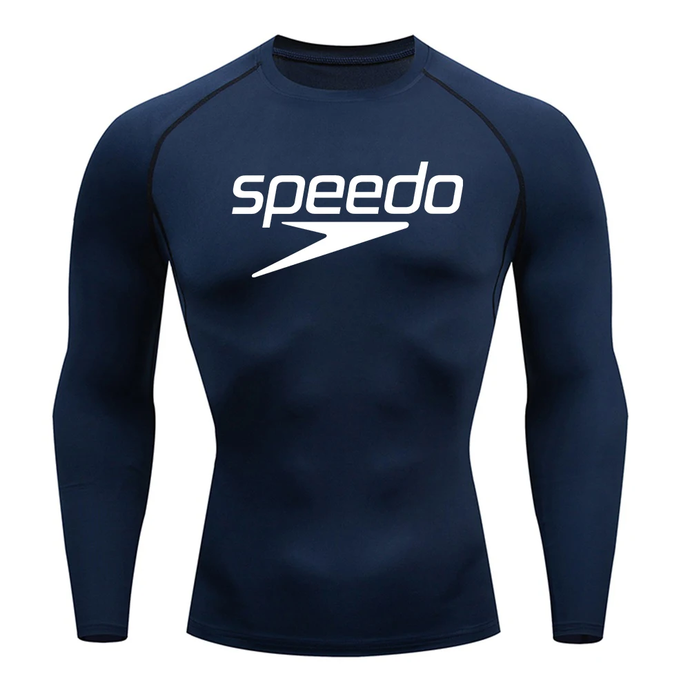 Rash Guard Men Surfing Diving Tee Swimwear Tight short Sleeve T Shirt UV Swimming Prevent Jellyfish