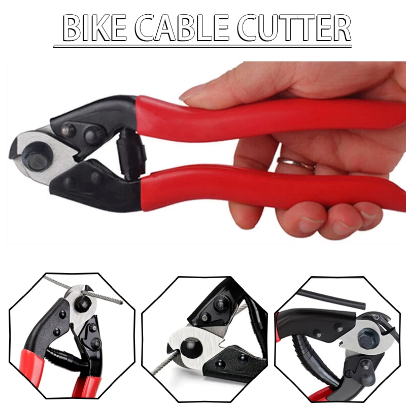 

1pc Bike Shift Wire Cable Cutter Chrome Steel Brake Shift Wire Cutters Multi-function Repair Tools Cycling Repair Tools