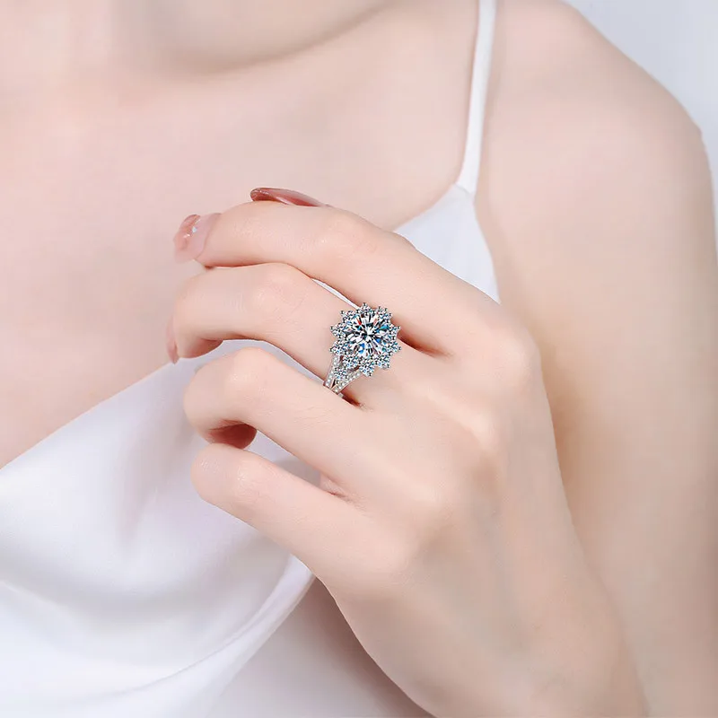 Vintage GIA 3.89 Carat Pink Sapphire & Diamond Engagement Ring – Bella Rosa  Galleries