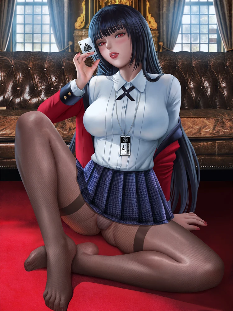 

Jabami Yumeko (Kakegurui Compulsive Gambler) Cosplay Anime DIY Custom Winter Warm Soft Thermal Flannel Fleece Blanket Bed Sheet