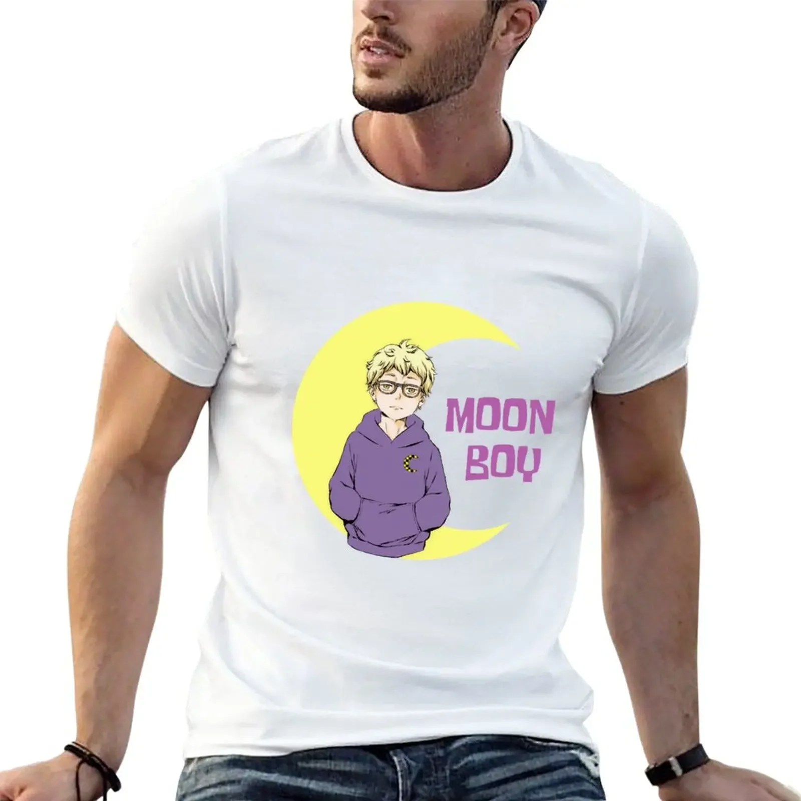 

Moon Boy T-Shirt anime clothes shirts graphic tees new edition mens workout shirts
