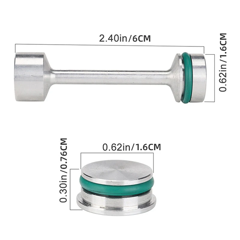 1PC Vehicle Engine Billet Aluminum Oil Diverter Barbell Compatible For LS1-2-3-6-7-9-LQ4- LQ9-4.8L-5.3L-6.0L-6.2L L92 LS4 L99