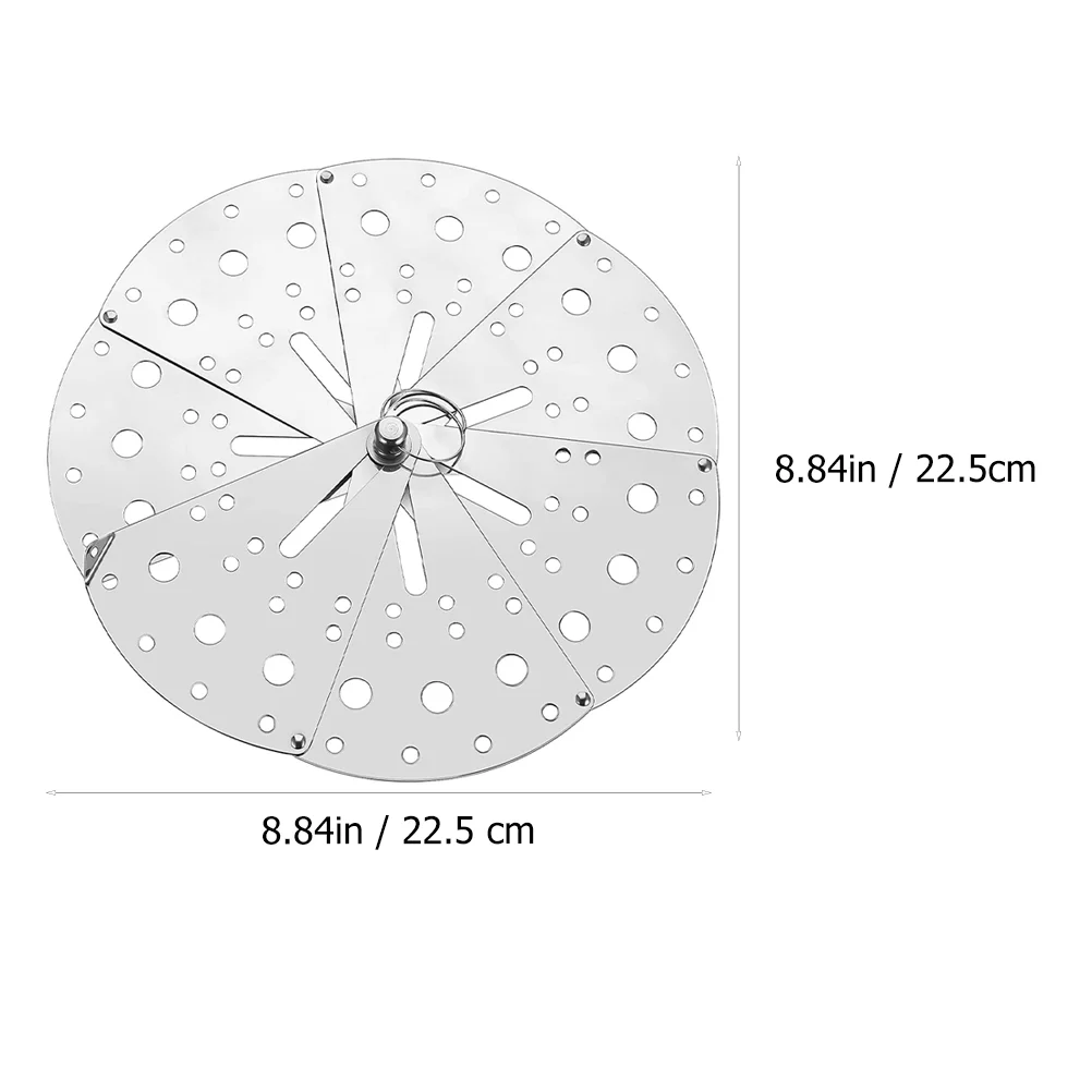 Stainless Steel Anti Spill Cover Adjustable Lid Cookware Parts Kitchen Utensils Safe Material Pot Accessories