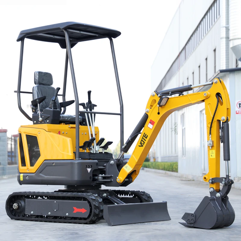 Piccolo Mini Escavatore 1.5 Ton Produttore Cinese Escavatore Cingolato Mini Bagger Multifunzionale Piccolo Escavatore Personalizzato