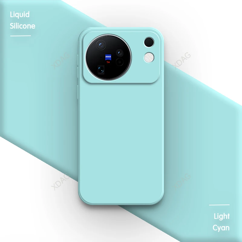 Luxurious Soft Liquid Silicone Phone Case with Enhanced Camera Protection