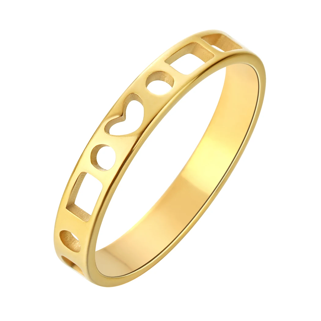 Qiamni Fashion Morse Code Finger Ring Per Donna Uomo Acciaio Inossidabile Messaggio Segreto Ti Amo Anelli Cuore Coppia Gioielli Regalo