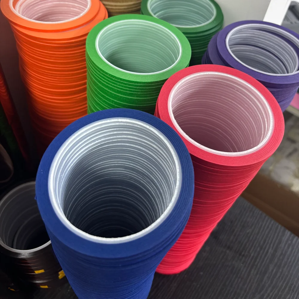Buntes Klebeband für die Früherziehung von Kindern, reißbares Masking-Tape für die Wand, spurlos, Farbcodierungslinie, DIY-Handwerk, dekorative Kunst – Detail 4