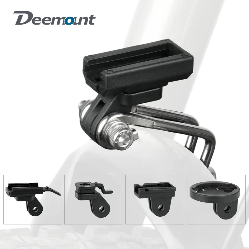 Bicycle Headlight Bracket Stand Front Fork Mount MTB Bike Light Holder