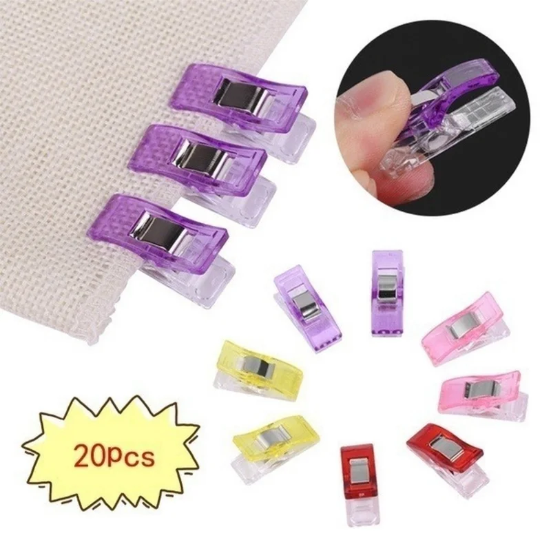 500pcs Sewing Clips for Fabric and Quilting Plastic Clips for Crafts -  AliExpress