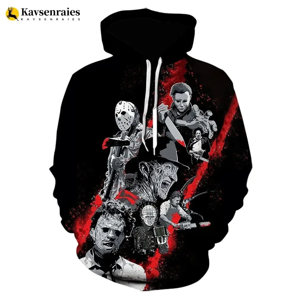 thumbnail image 1 of Nuevas sudaderas con capucha para hombre, sudaderas con estampado de payaso de película de terror, sudaderas con capucha de moda con estampado 3D, tendencia urbana de otoño, ropa para hombre de gran t, 1 of 5