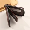 2025 new men's wallet short horizontal zipper three fold zero wallet retro casual buckle square bag 6