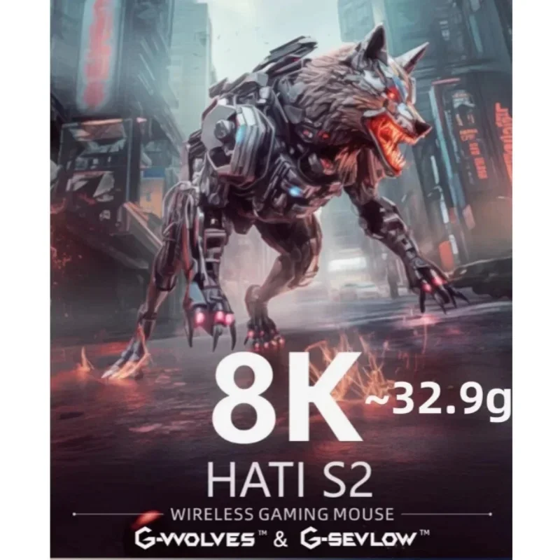 2024 New Gwolves Ht-s2 Wolf Wireless 8khz Rate Of Return Fps