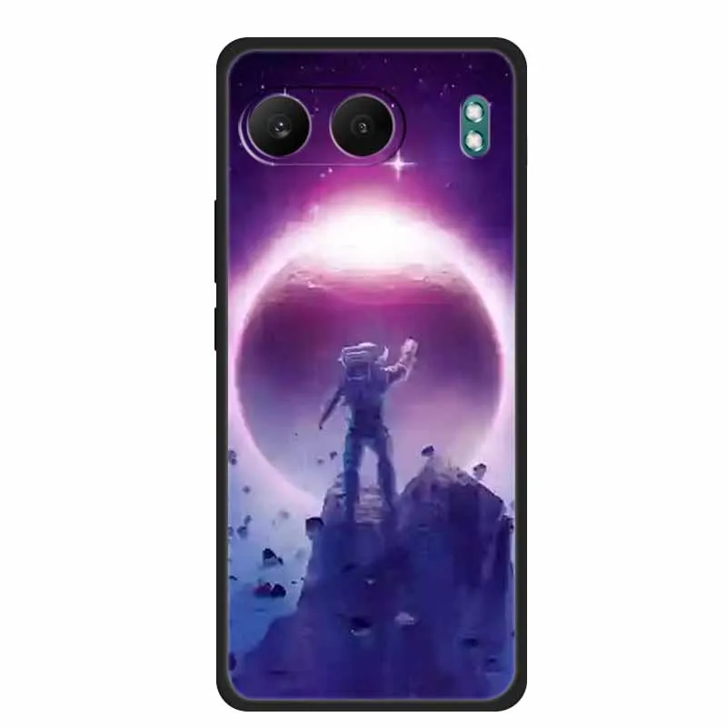 Charming Cat Design Soft TPU Phone Case with Bumper Protection