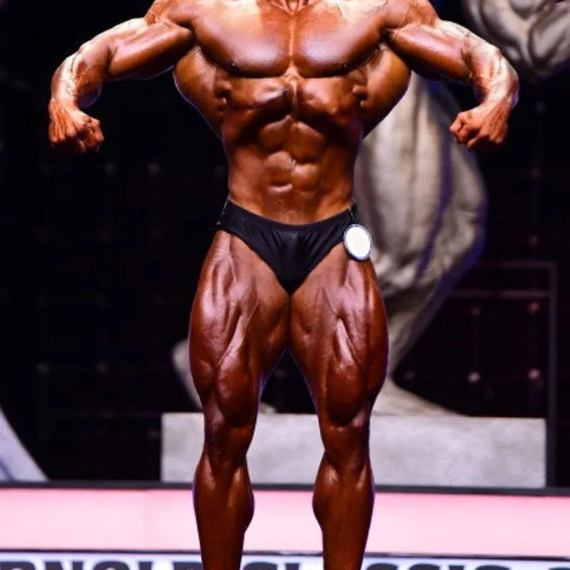 IFBB NPC WBFF Classical Fitness Competition Pants Black Professional Bodybuilding Posing Trunks for Men Boxer Shorts