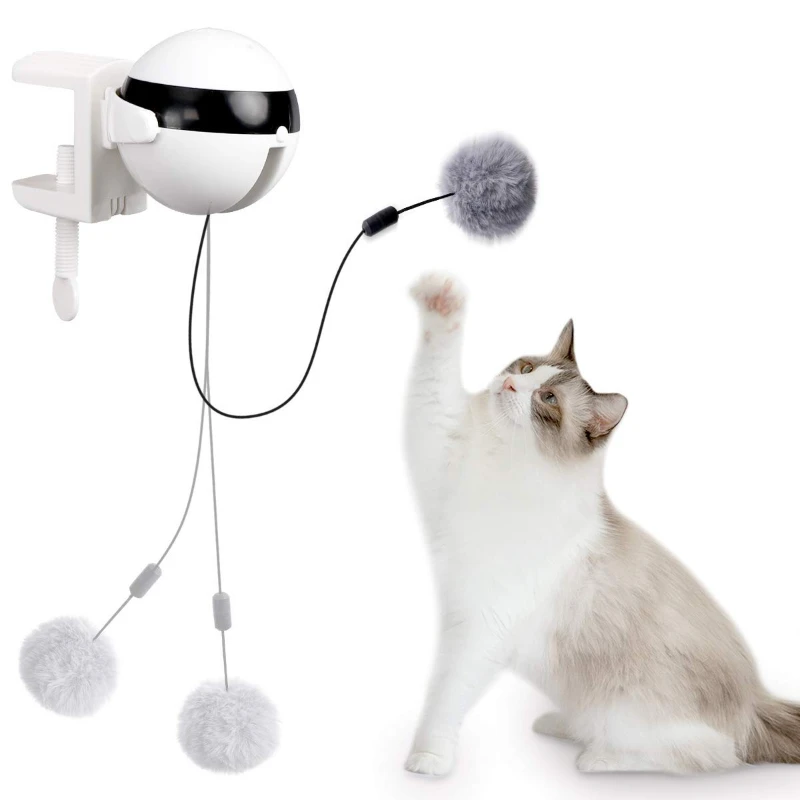 Automatic Cat Ball Launcher Toy Interactive Lifting Ball Toys for Cats