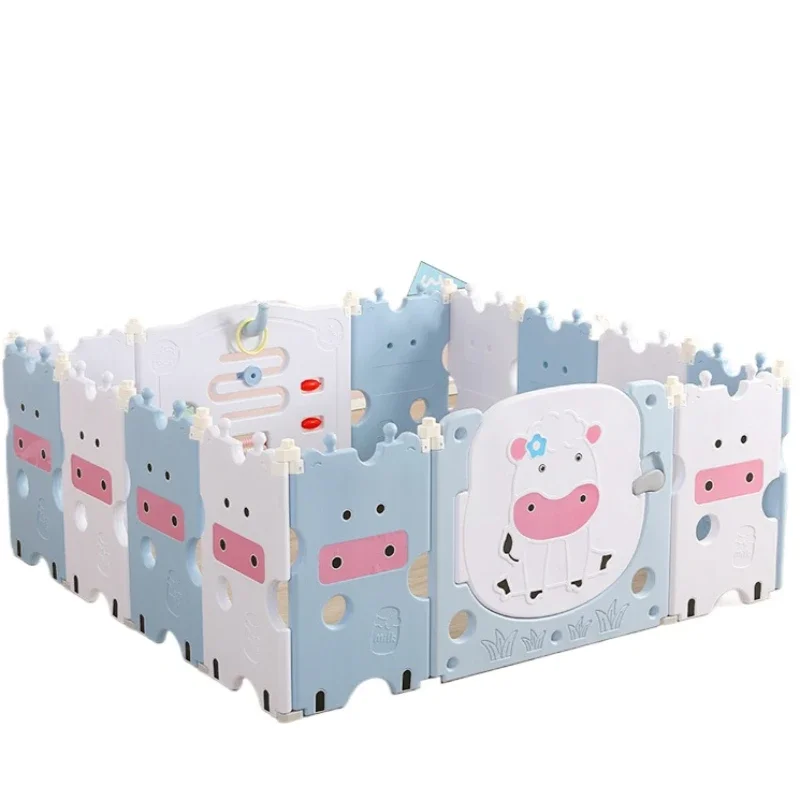 Children's Folding Play Fence Baby Indoor Home Park Baby Walking Safety Fence Playpen