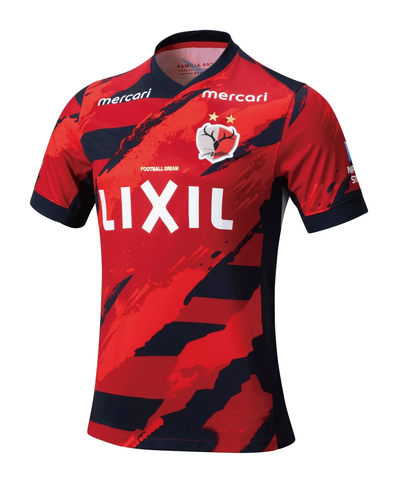 새로운 축구 유니폼 카시마 앤틀러스 저지 어웨이 남성 여성 스포츠 캐주얼 티셔츠 라운드 넥 반팔 셔츠 가족 키즈 티셔츠