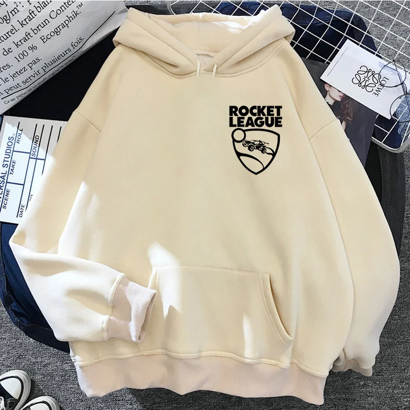Felpe Con Cappuccio Rocket League Donna Vintage Stile Coreano Kawaii Graphic Pullover Donna Streetwear Pullover
