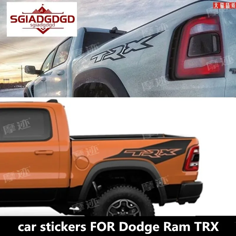 

Новые автомобильные наклейки для Dodge Ram TRX, внешний вид, модифицированные модные спортивные наклейки, аксессуары