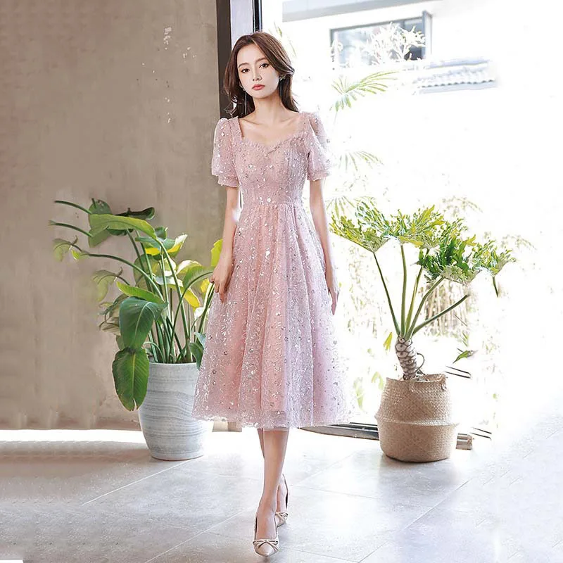 New-Short-Sequin-Formal-Tulle-Prom-Dress-DongCMY-Plus-Size-Elegant ...