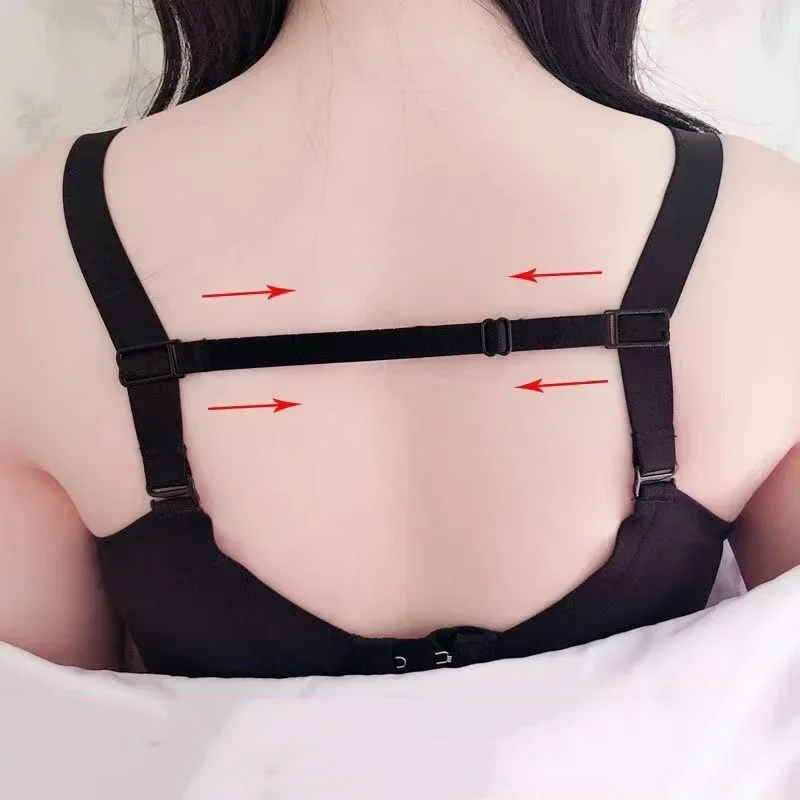 Women's Adjustable Bra Extender All Match Invisible Non-slip Shoulder Straps Belt Buckles Underwear Lingerie 1-5Pcs