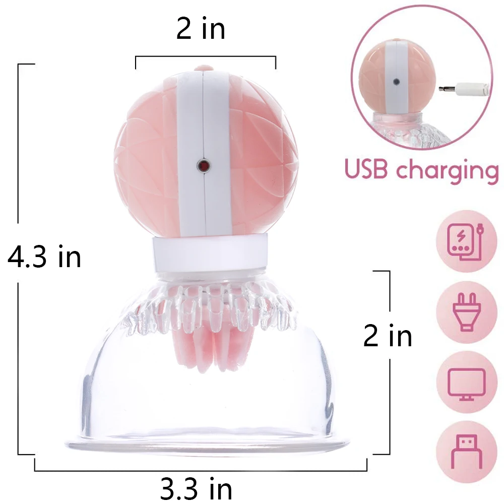 Nipple Sex Toys Nipple Clamps Nipple Clamp Vibrator Nipple Toy Clamps Sucking Stimulator 12 Vibrator Modes