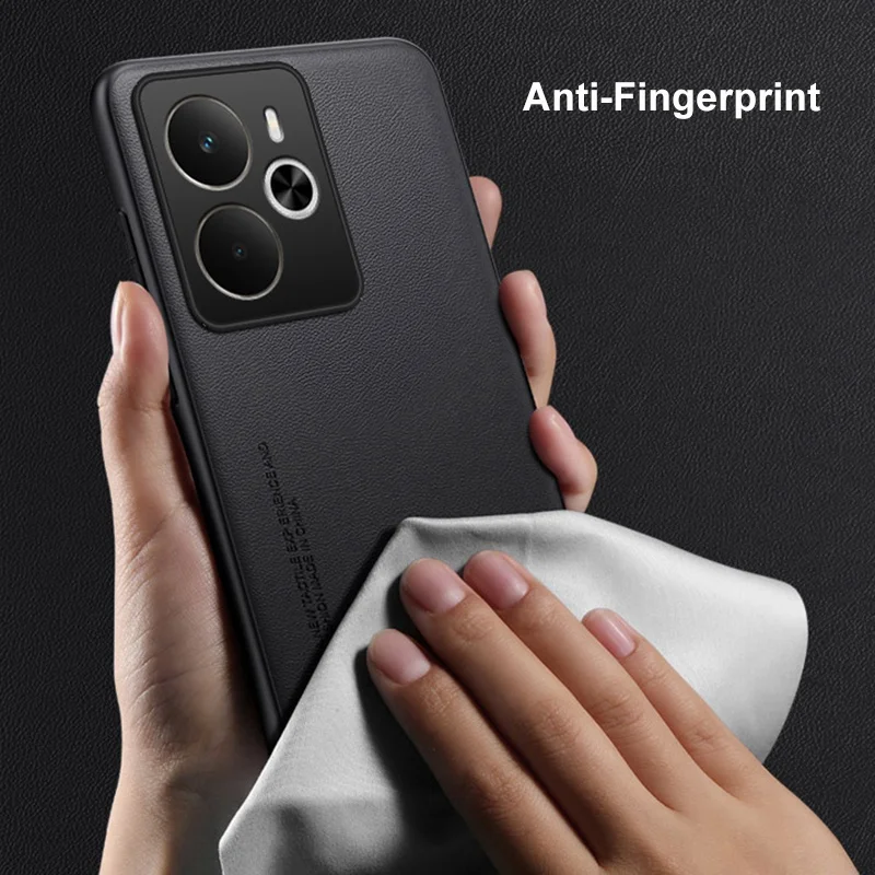Luxury PU Leather Shockproof Silicone Phone Case - Full Protection Cover