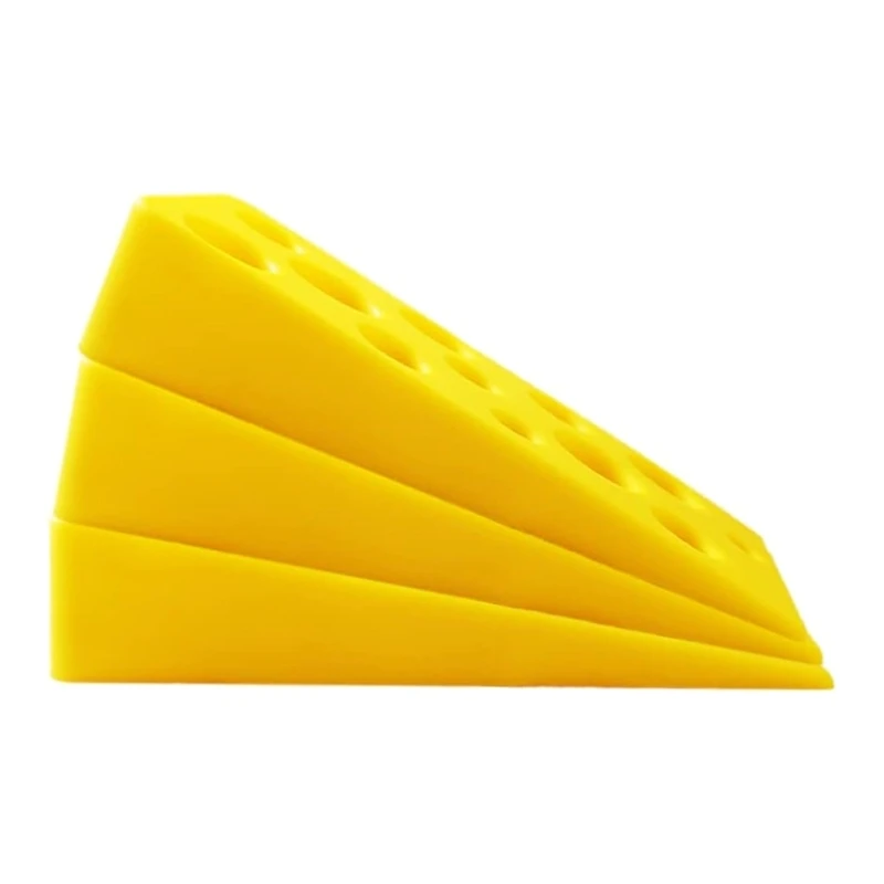 Cheese door stops Door stop Silicone stops Heavy duty wedges For HOME FLOOR 3 Pack door stopper