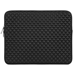 Sleek Black Waterproof Laptop Sleeve with Shockproof Protection - 13 inch