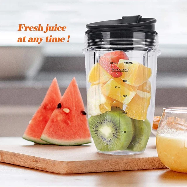 6 Alette Di Ricambio Per Frullatore Ninja - Compatibili Con Modelli BL450-70, BL451-70, BL454-70, BL455-70