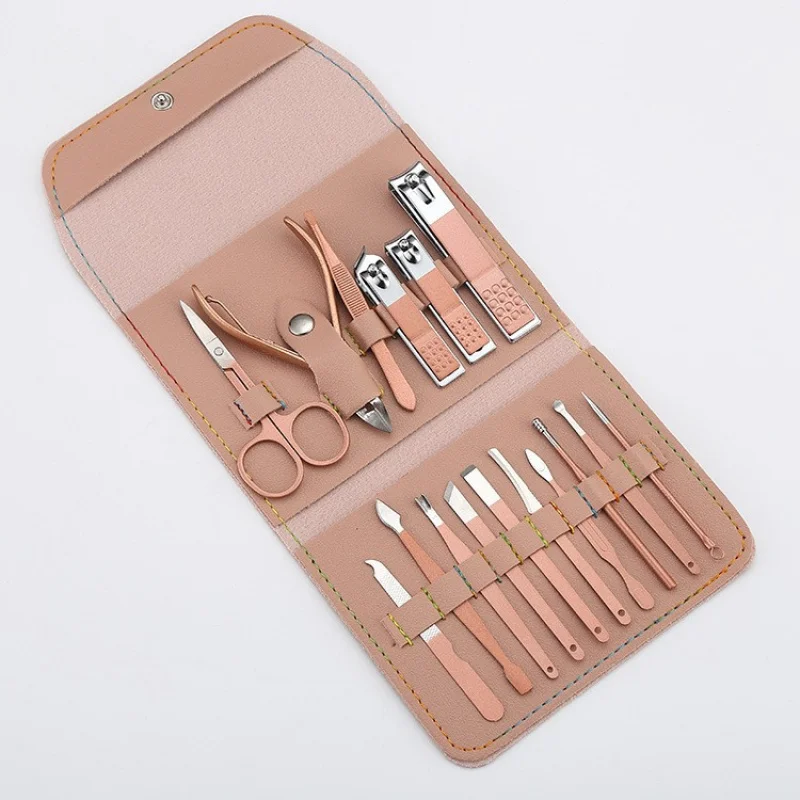 Stainless Steel Nail Clipper Set Nail Cutter Groove Cuticle Remover Manicure Pedicure Tool nail clipper set nail clipper nail care kit nail scissors set nail clippers manicure pedicure kit manicure set manicure sets manicure nail clipper set nail clippers kit