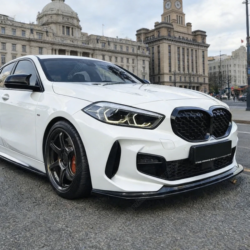 BMW 1 시리즈 F40 M 스포츠 2020 2021 2022 2023 2024 2025 2026 자동차 프론트 범퍼 스포일러 립 장식 액세서리 키트
