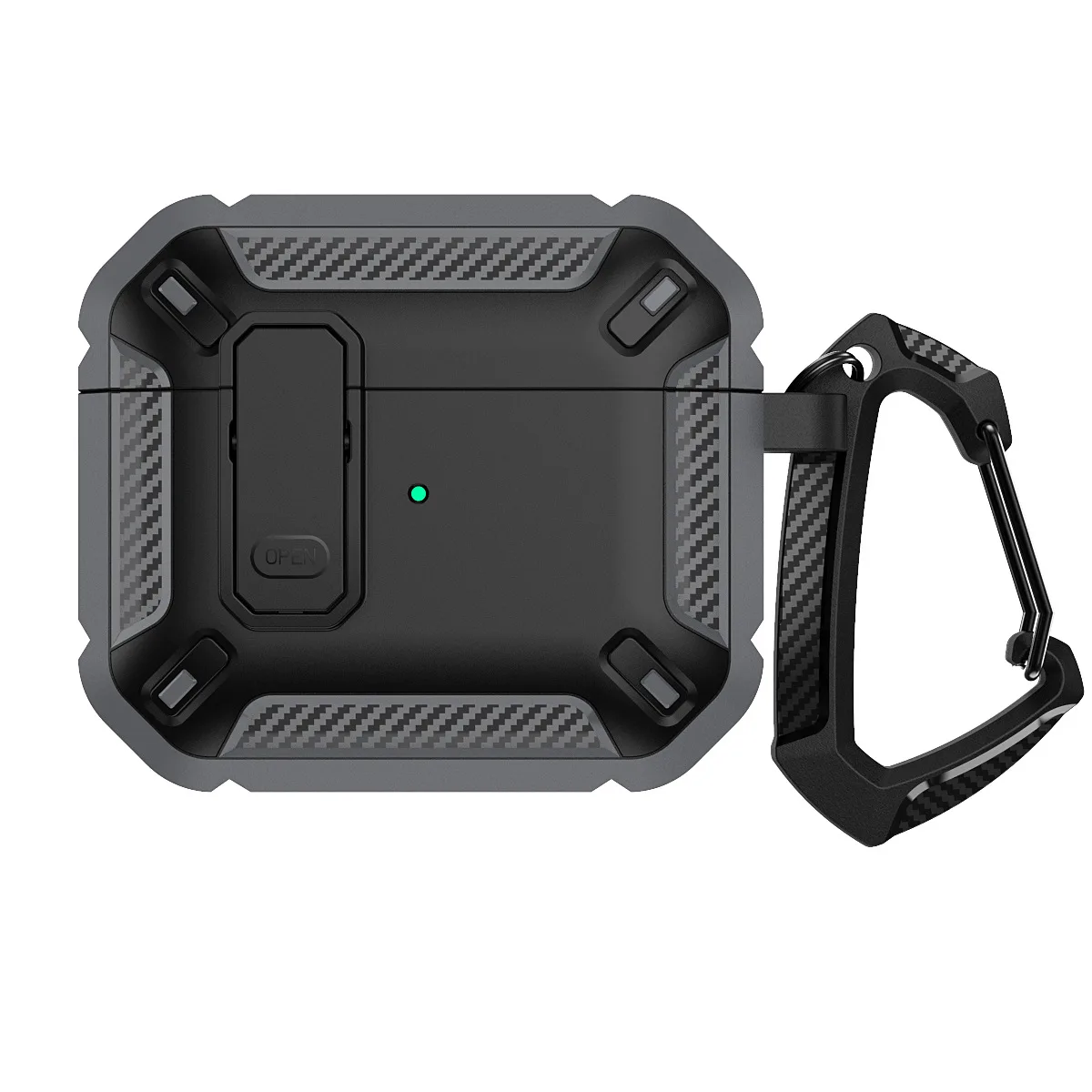AirPods Pro Rugged Carbon Fiber Case - Drop Protection Cover
