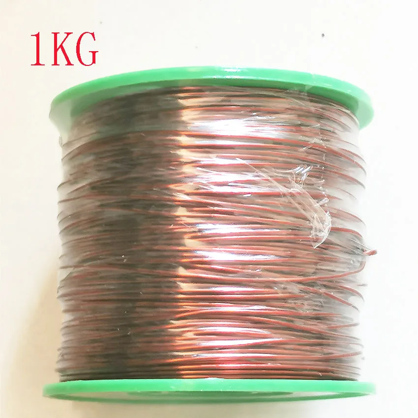 

1kg/roll 180 degree heat-resistant pure copper enameled wire EIW electromagnetic wire enameled round copper wire QZY-2/180