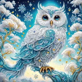 Owl Diamond Painting Kit 1