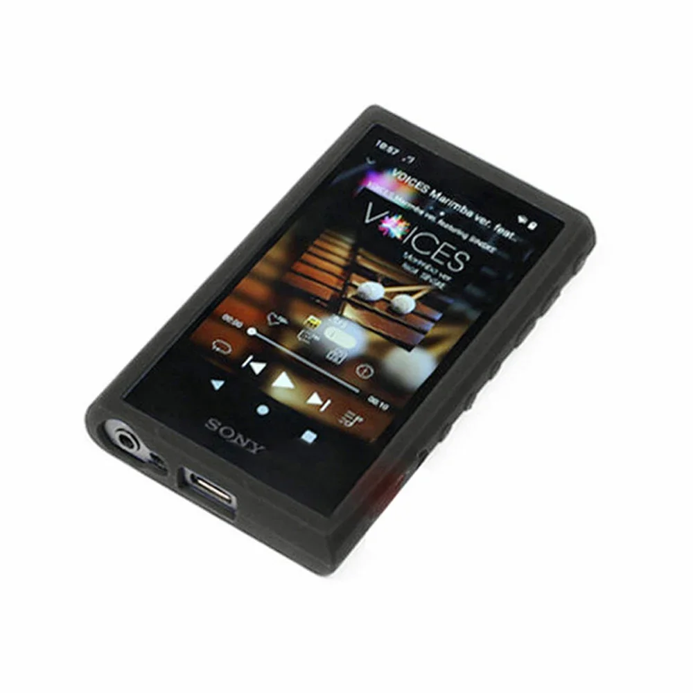 워크맨 NW-A306 NW-A307 NW-A300 시리즈용 실리콘 보호 쉘 스킨 케이스 커버, Fundas Coque Capa