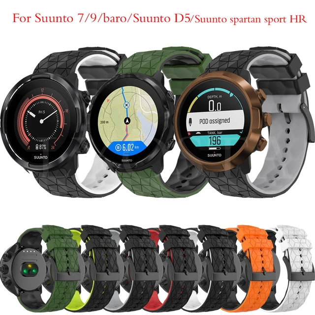 Correa De Silicona Para Reloj Inteligente Suunto 7 9 Baro, Pulsera