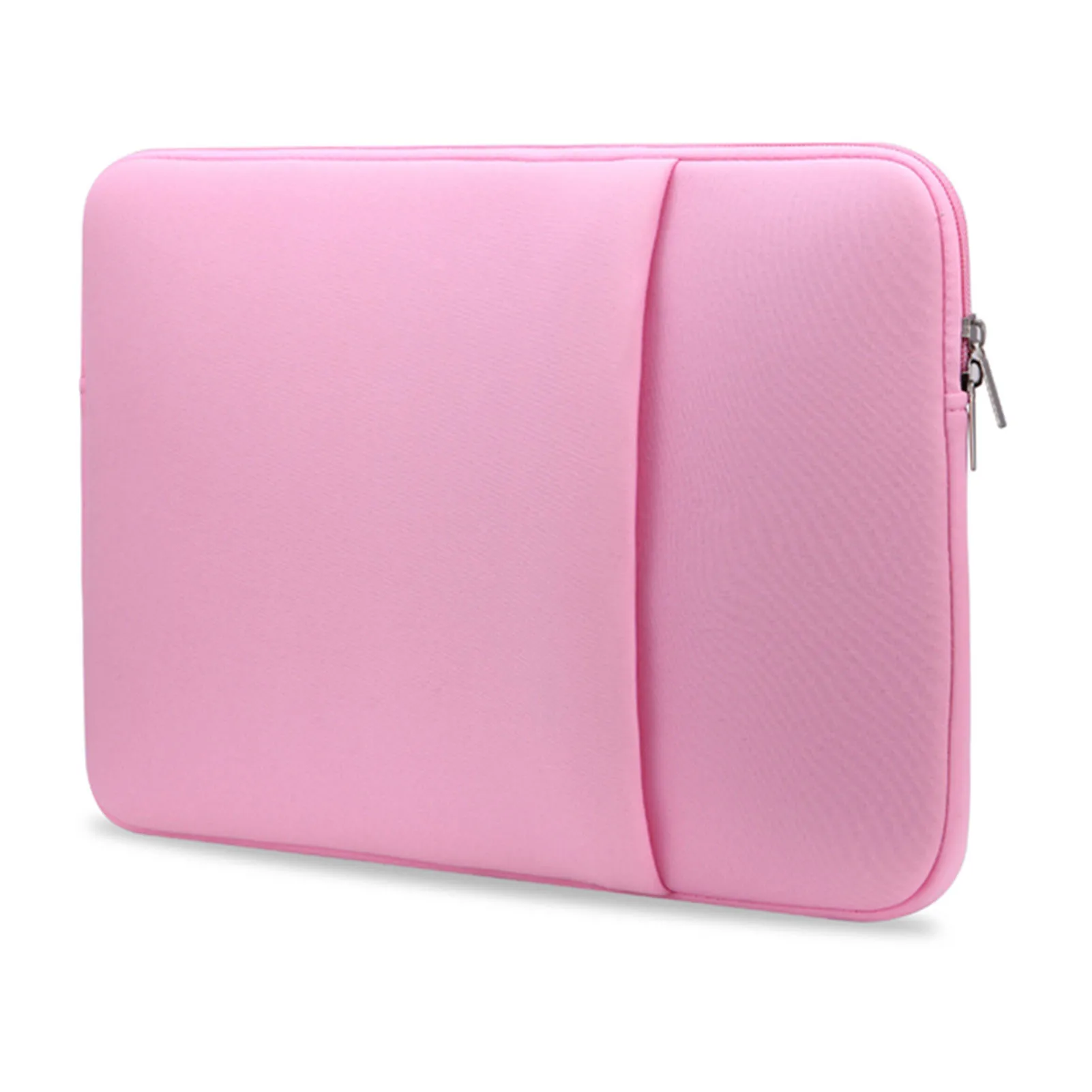 Elegant Pink Laptop Sleeve - Soft Pouch
