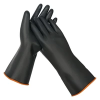 Upgraded Industrial Rubber Gloves Resist Strong Acid Alkali & Oil Washing Gloves F1FB 1